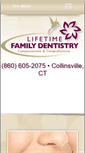Mobile Screenshot of lifetimefamilydentistryct.com